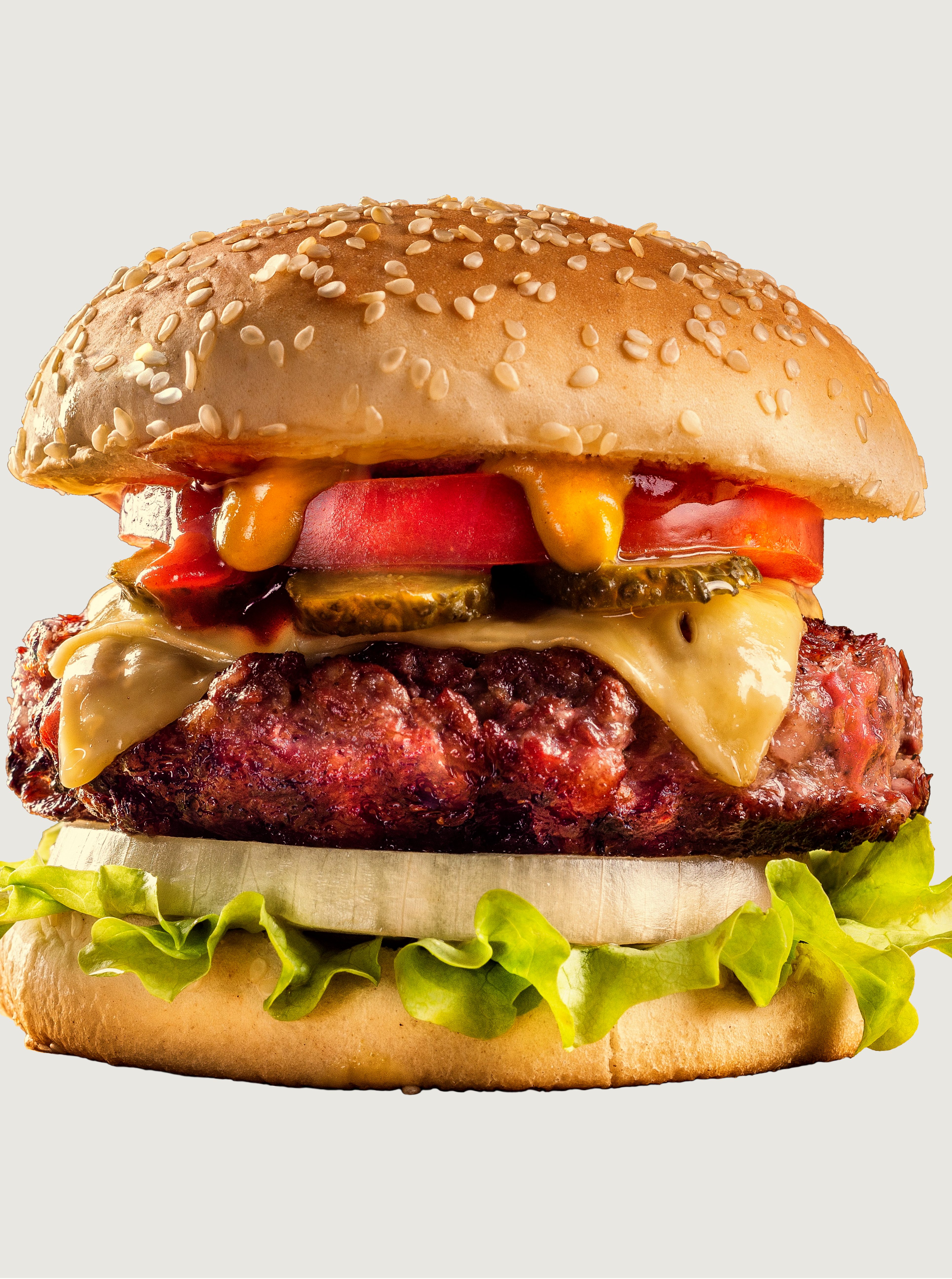 Tandoori Chicken Burger with Cheese